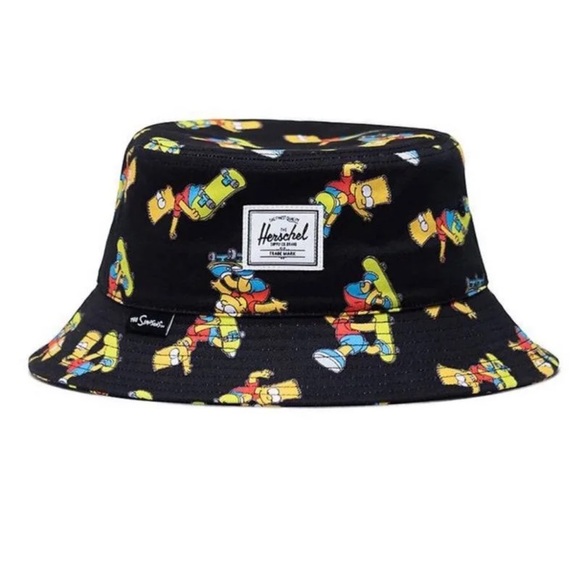 NWT Herschel Supply Bart Simpson Bucket Hat The Simpsons
